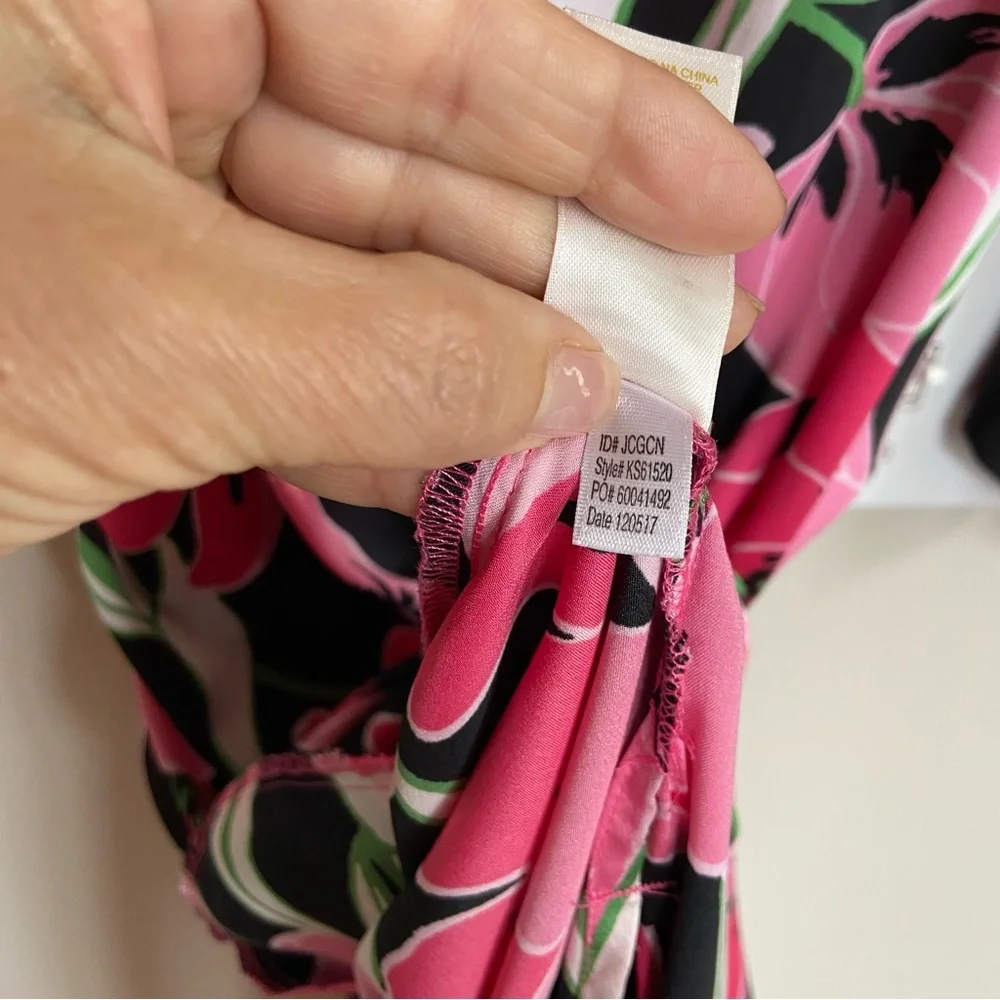 Kate Spade Floral Maxi Dress, Kimono Style, size M‎